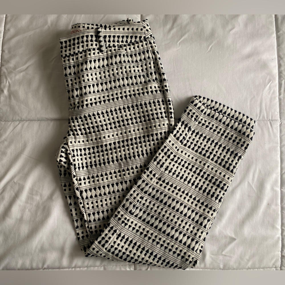 NWOT Merona Black and White Textured Dress Pants